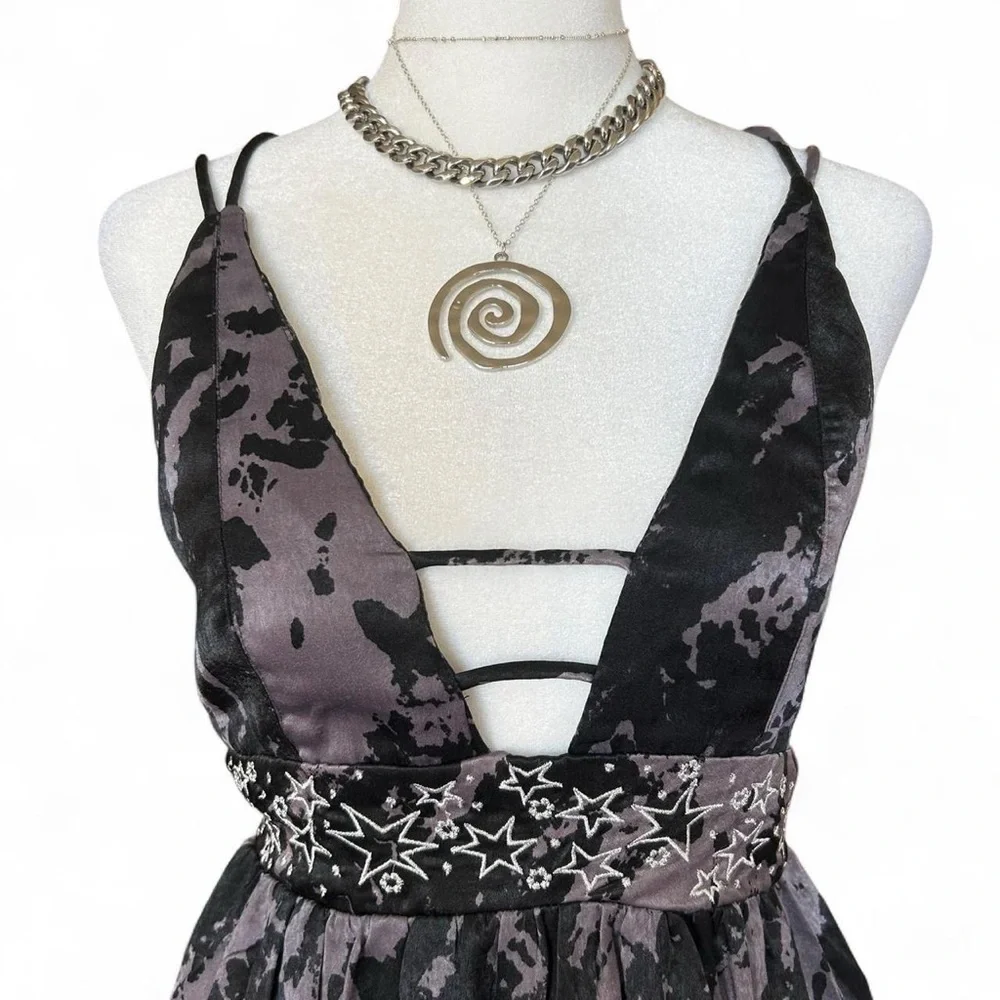 SOLD Urban Outfitters Naomi Strappy Mini Dress S - Picture 4 of 8